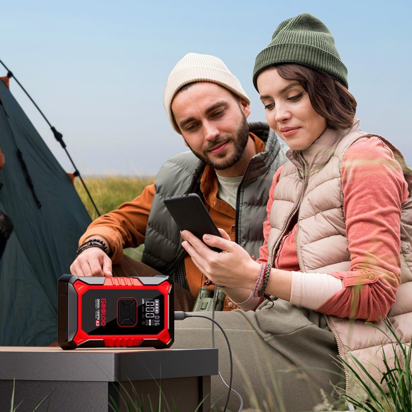 شاحن البطارية المحمول متعدد الوظائف