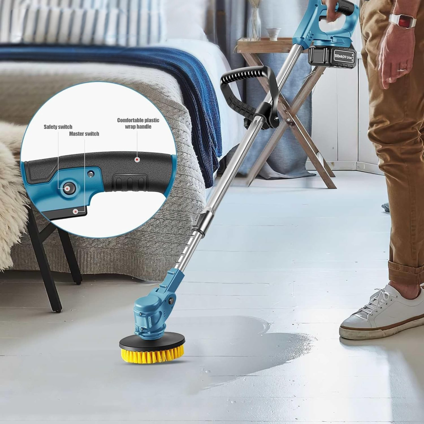 فرشاة تنظيف كهربائية لاسلكية