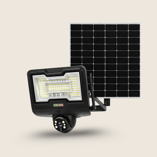 مصباح طاقة شمسية مزود بكاميرا