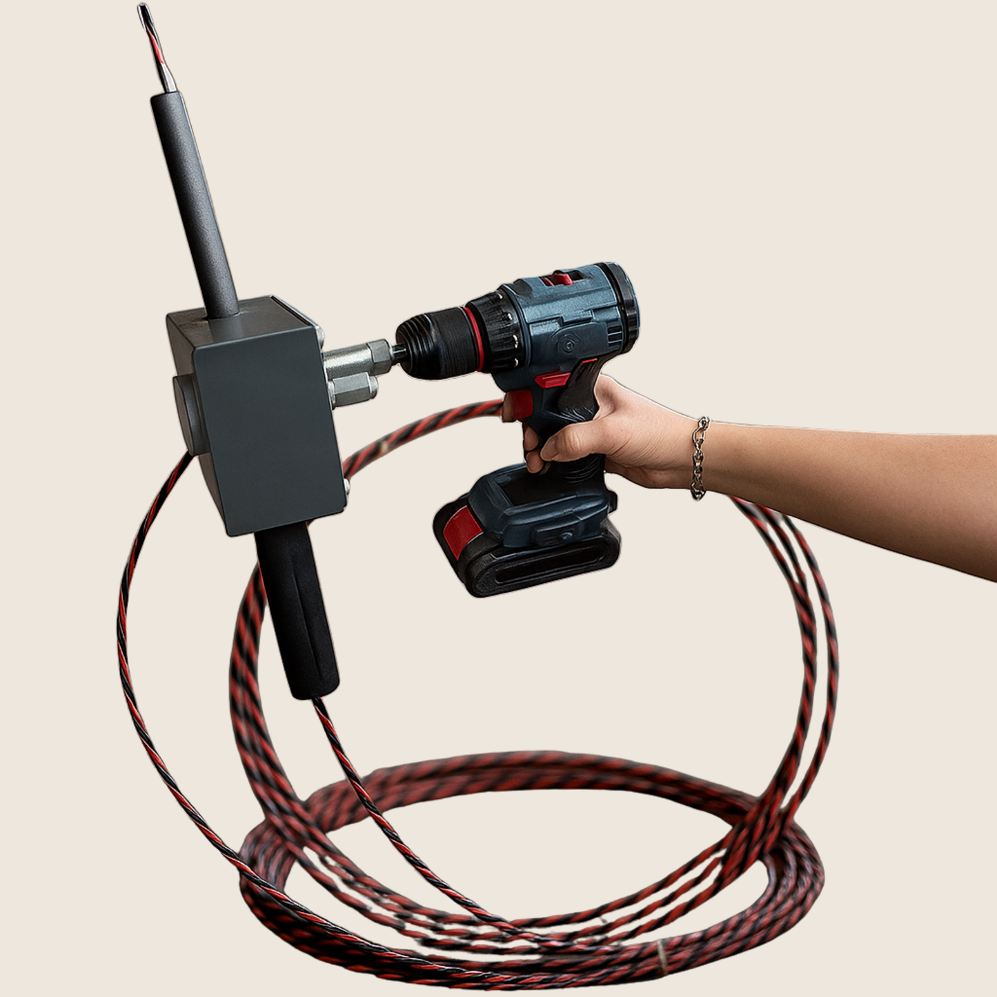 جهاز التمديد التلقائي للأسلاك الكهربائية