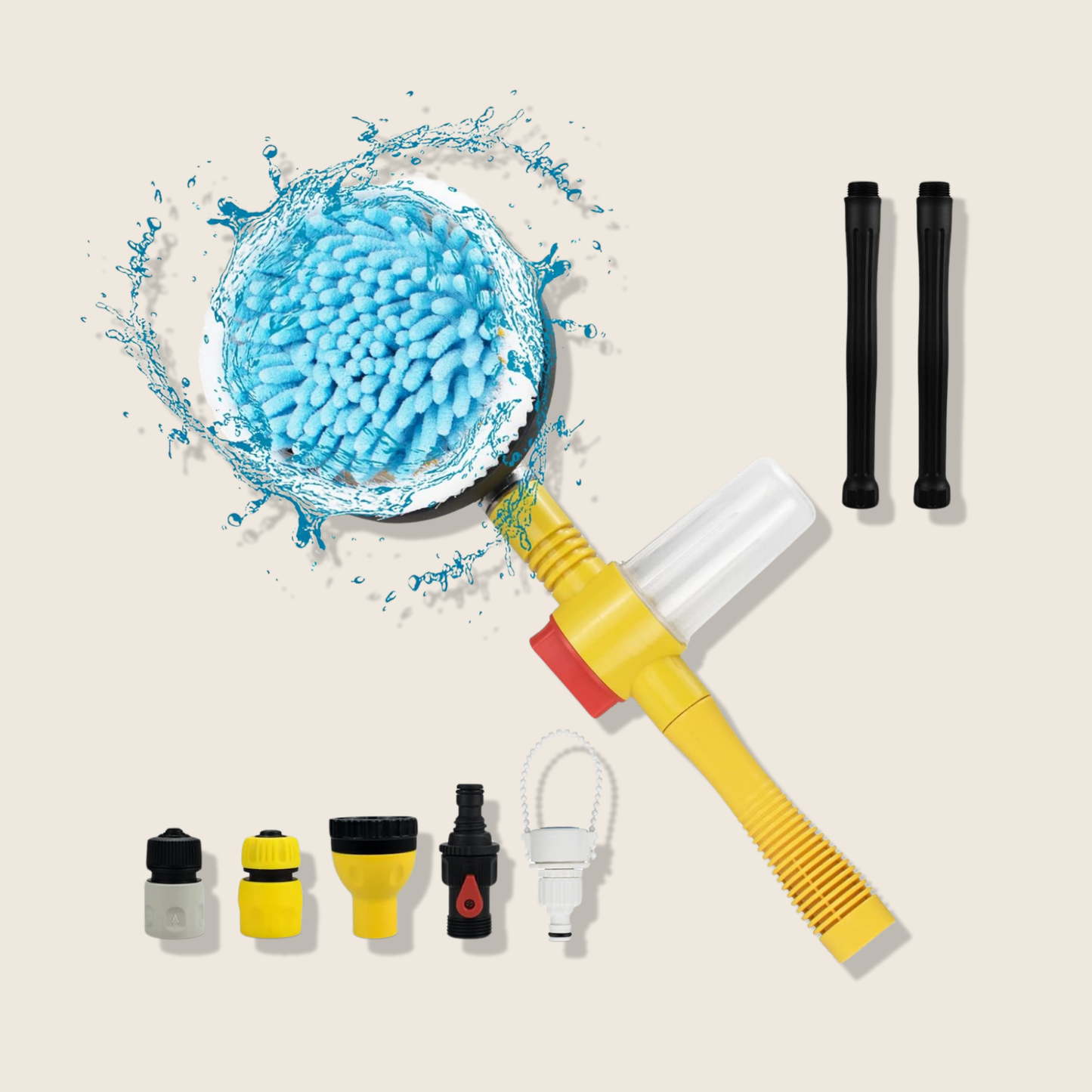 رشاشة غسيل السيارة 360 درجة دوران