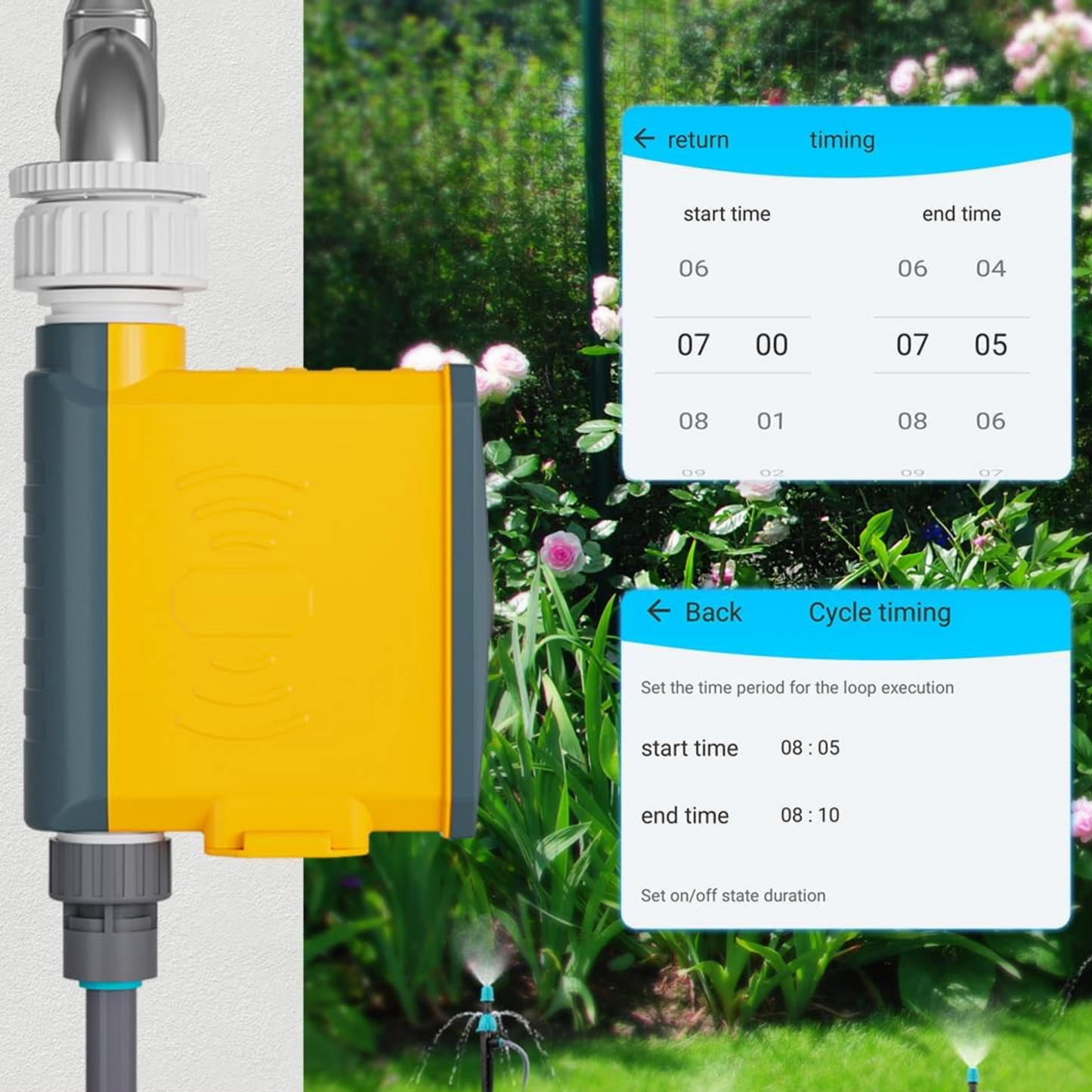 جهاز مؤقت الري الذكي