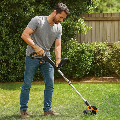 آلة تشذيب العشب اللاسلكية-مع بطاريتين