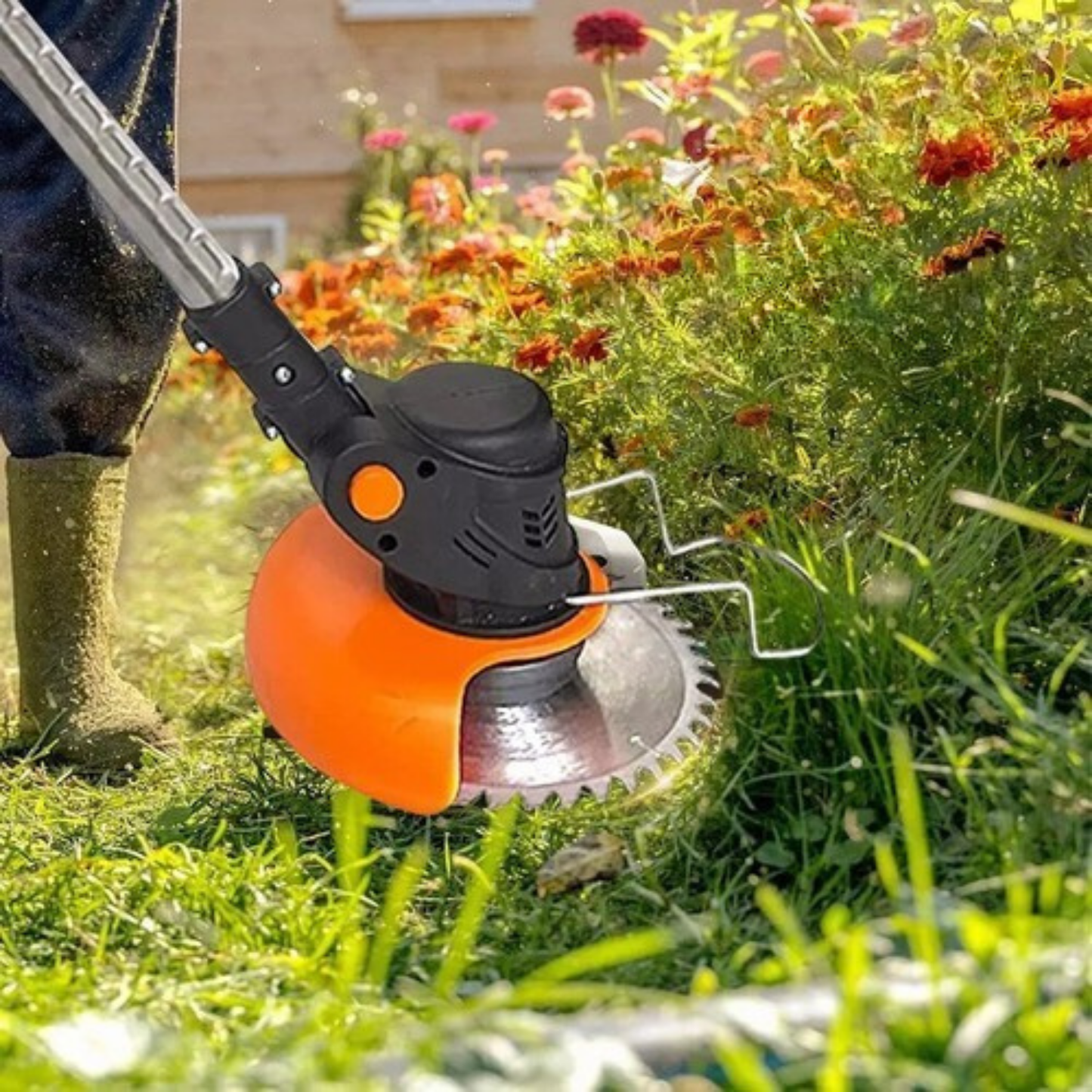 آلة تشذيب العشب اللاسلكية-مع بطاريتين