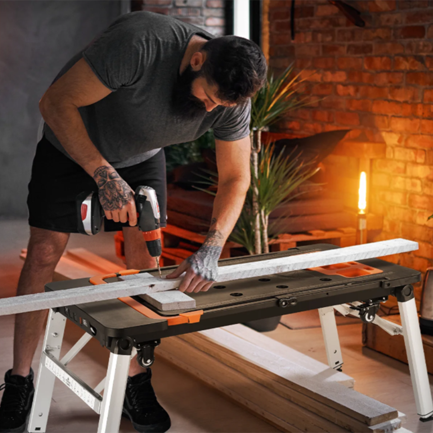 طاولة العمل المتعددة 7 في 1